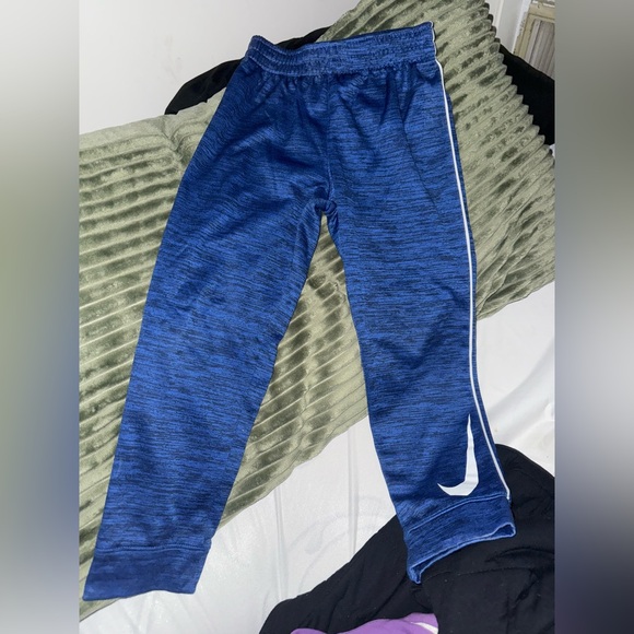 Nike Other - Nike Boys Royal Blue Heathered Jogger Pants with White Swoosh